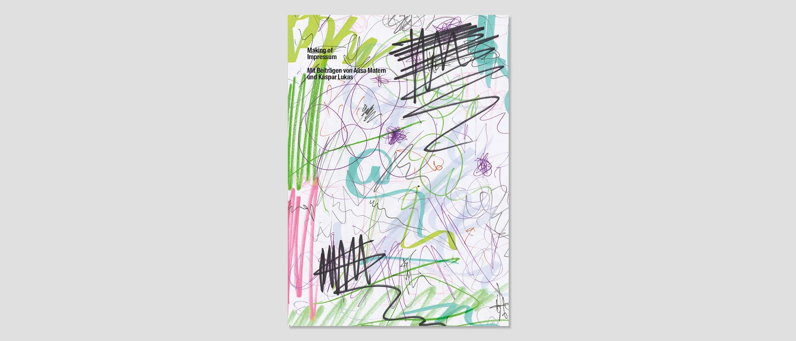 Kugel publication design with portrait and hand-drawn imagery.